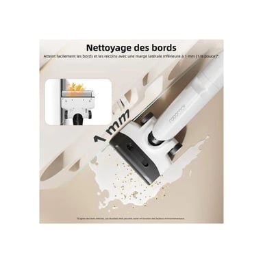 Roborock Flexi Lite Aspiradora vertical Batería Seca y húmeda Sin bolsa Negro, Blanco 2,5 Ah