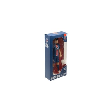 Figurine articulée MEGABLEU PSG Vitinha 20 cm PVC Bleu avec ballon - Neuf