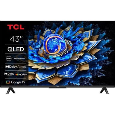 43T69C - TV QLED 43 (109 cm) - 4K UHD 3840x2160 - HDR10+ - Android TV  - 3xHDMI 2.1 - WiFi