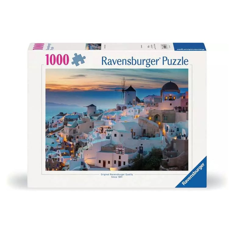 Puzzle 1000 pièces : Soirée à Santorin Ravensburger France - vue 4