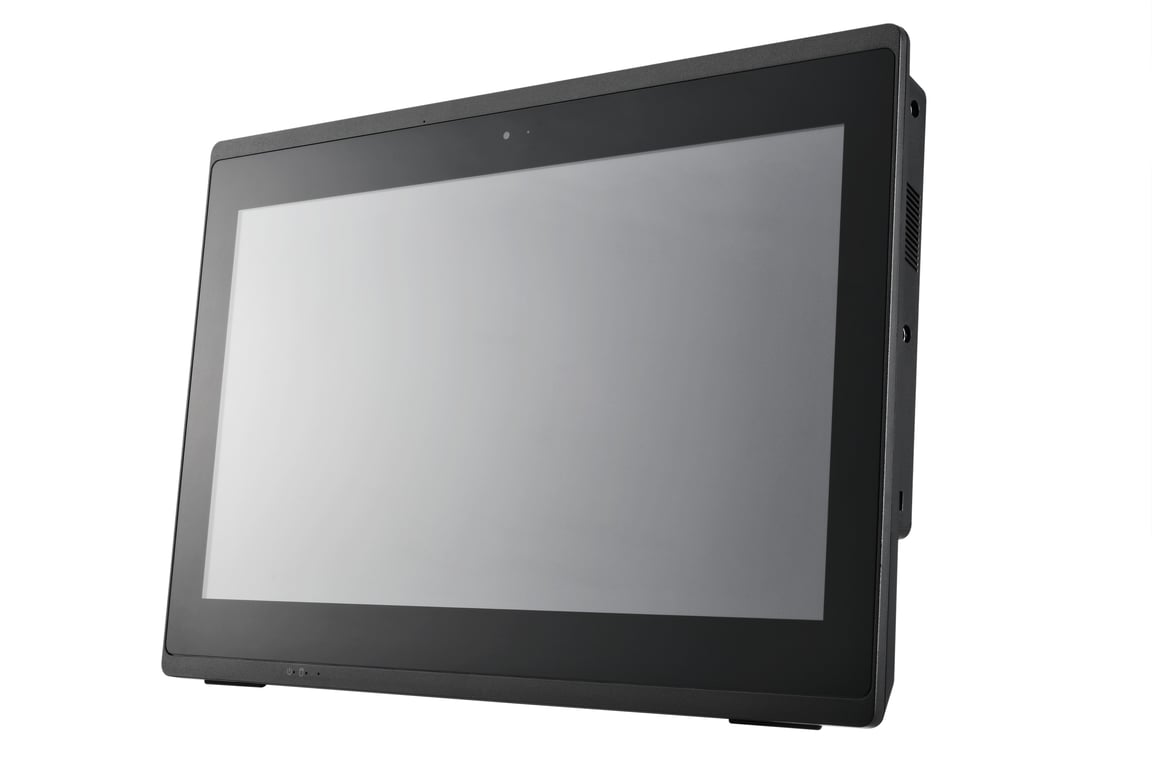 Shuttle All-In-One Barebone P55U, 15.6 Multi-Touch-Screen, Celeron 7305,Wifi, IP54, sans ventilateur, fonctionnement permanent 24h/24 et 7j/7