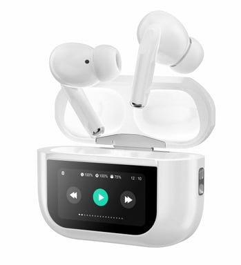 Auricolari Technaxx MusicMan True Wireless Stereo (TWS) Chiamata/Musica USB Type-C Bluetooth Bianco