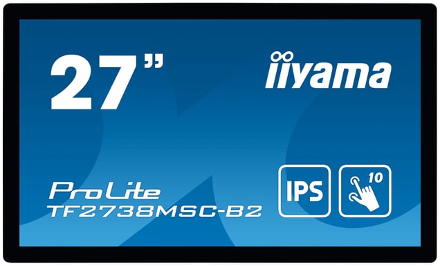 iiyama ProLite TF2738MSC-B2 écran plat de PC 68,6 cm (27'') 1920 x 1080 pixels Full HD LED Écran tactile Multi-utilisateur Noir