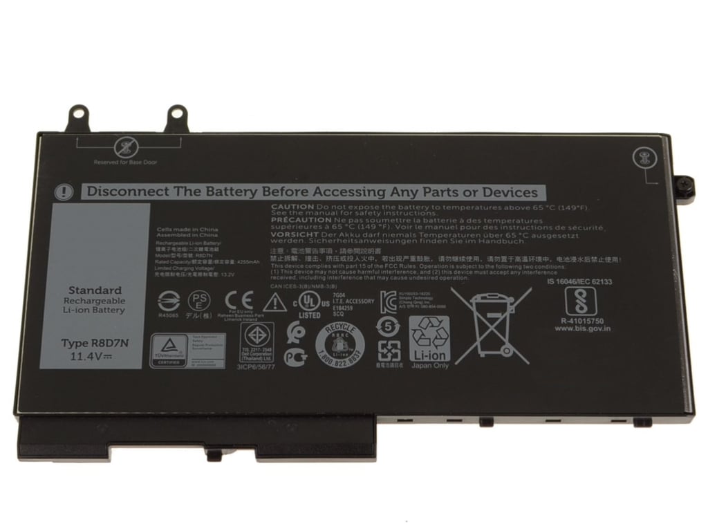 Batería Li-Pol 11,4V 3500mAh 40Wh - R8D7N / 0R8D7N / W8GMW / 49HG8 / TNT6H - Nuevo