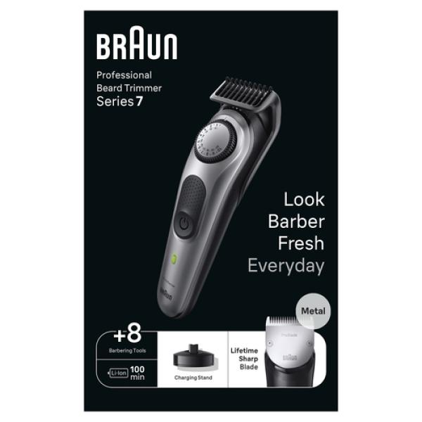 Tondeuse À Barbe Braun BT7420 – 40 Réglages, Lame ProBlade, 100 min Autonomie - vue 6