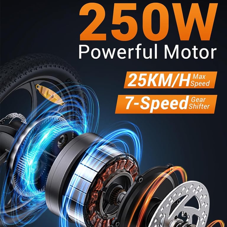 Vélo électrique pliable Hillmiles MilePort 1 20'' pour adultes 36 V 13 Ah Batterie amovible vélos électriques pour les navetteurs urbains Neuf - vue 2