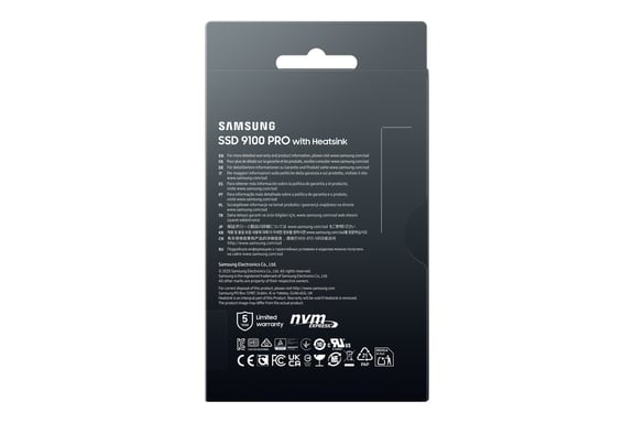 Samsung 9100 PRO Heatsink PCIe® 5.0 NVMe™ M.2 SSD - 2 TB