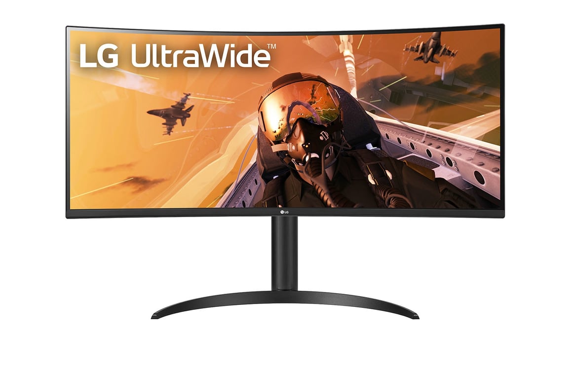 LG 34WP75CP Moniteur 34" QHD UltraWide Incurvé LED VA HDR 10 3440x1440 1 ms AMD FreeSync Premium 160Hz Audio Stéréo HDMI 2.0 HDCP 2.2 Display Port 1.4 USB C Flicker Safe - vue 10