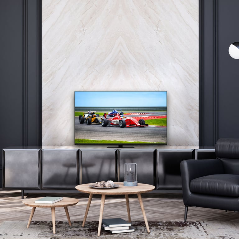 TV QLED 43QG7C14 Google TV 144Hz - vue 3