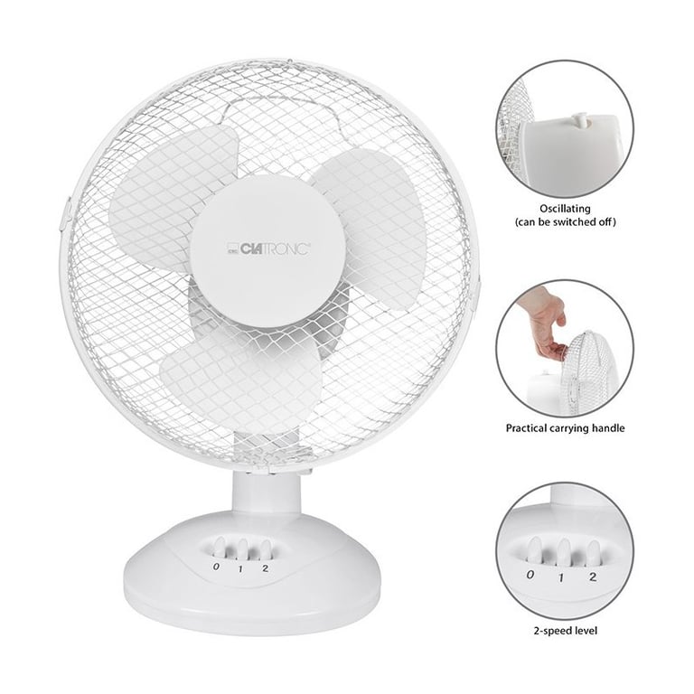 Ventilateur de table 23cm Clatronic VL 3601 - vue 9