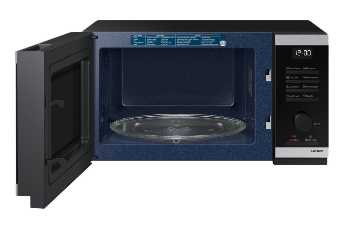 Micro-ondes Samsung MS23DG4504AT 23 L inox noir - Neuf