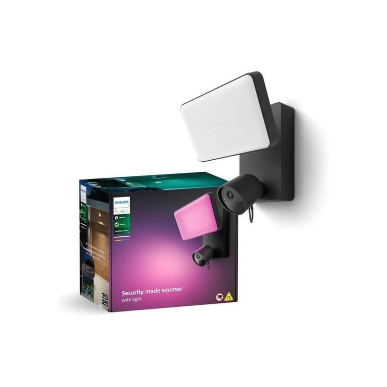 Caméra de surveillance HUE SECURE projecteur Floodlight - vue 2