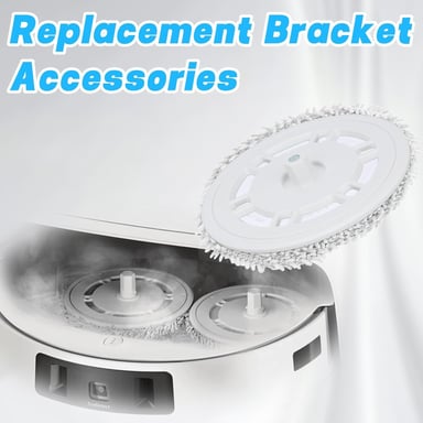 Lot de 2 Supports et Serpillières de Remplacement Compatibles avec Ecovacs Deebot T20 Omni & T20 PRO