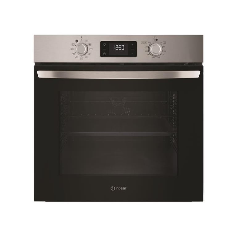 INDESIT Four pyrolyse multifonction 71 inox IO278PX - vue 4