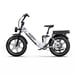 Onesport OT08 Pro 20'' Bici elettrica 500W Doppia batteria 48V 36AH Full Suspension Step-Thru Fat Tire E-Bike