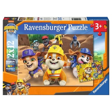 Puzzle educativo 2x12 piezas - Patrulla para niños