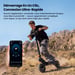 Patinete eléctrico iScooter W10, batería de 48 V y 15 Ah, control mediante la app Voltix