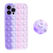 Custodia Popping Bubble per Apple iPhone 12 Pro Max, Rosa Viola