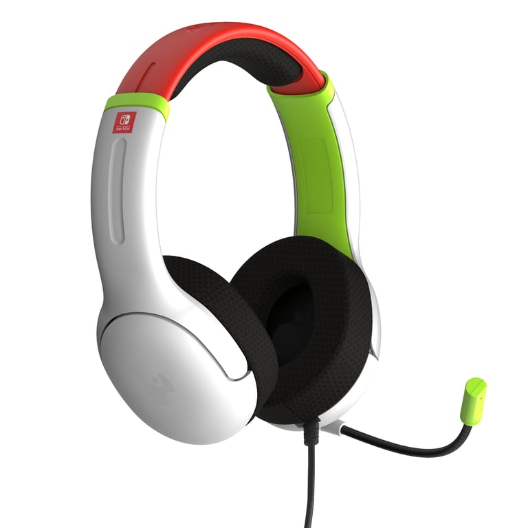 PDP Airlite Casque Avec fil Arceau Gaming Noir, Vert, Rouge, Blanc - Neuf