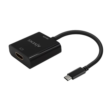 AISENS A109-0684 câble vidéo et adaptateur 0,15 m USB Type-C HDMI Type A (Standard) Noir