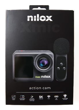 Nilox NXACXMIC caméra pour sports d'action 8 MP 4K Ultra HD CMOS 56,2 g