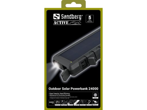 Sandberg Outdoor Solar Powerbank 24000