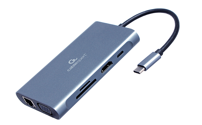 Gembird A CM COMBO7 01 station d'accueil USB 3.2 Gen 1 3.1 Gen 1 Type A Neuf