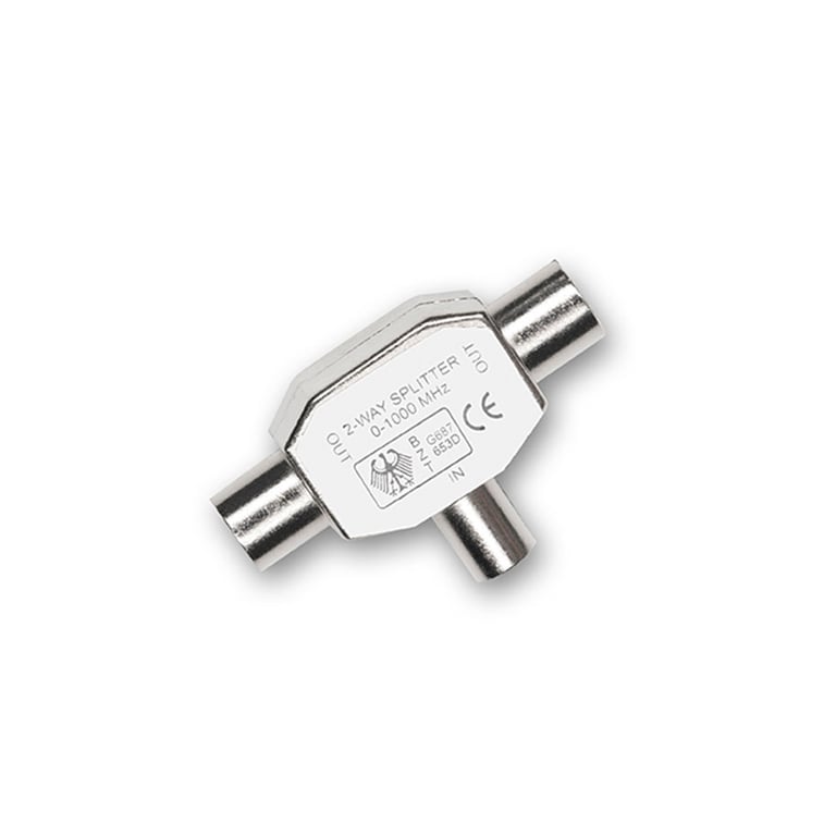 D2diffusion Té Coax 9.52mm 1entree M-2sortiesF