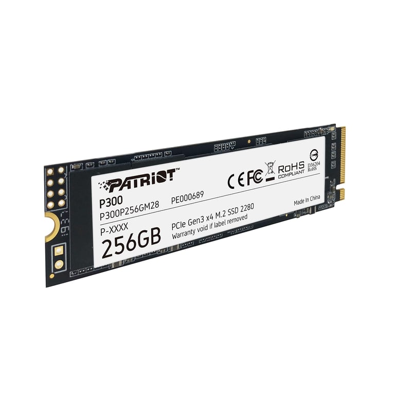Patriot Memory P300P256GM28 disque SSD .2 PCI Express NVMe Neuf - vue 7