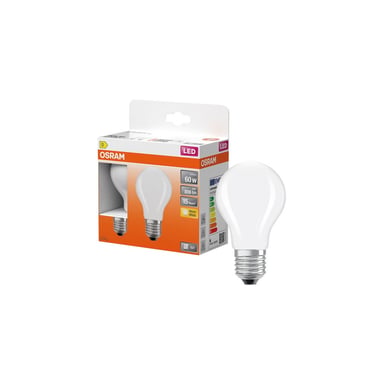 Lampadina LED OSRAM LED Retrofit CLASSIC A 5,9W 806 lm bianco caldo 2700K E27 vetro satinato non dimmerabile