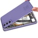Originale Samsung Galaxy S21 FE Battery Cover color lavanda con lente