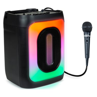 Altoparlante Karaoke Bluetooth 30W con Effetti Luminosi e Micro Filare 4M