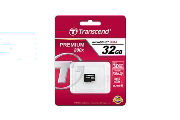 Memoria flash Transcend TS32GUSDHC10 32GB MicroSDHC NAND Classe 10