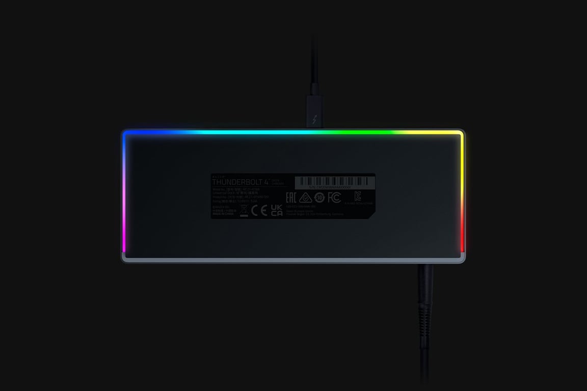 Razer Thunderbolt 4 Dock Chroma - vue 4