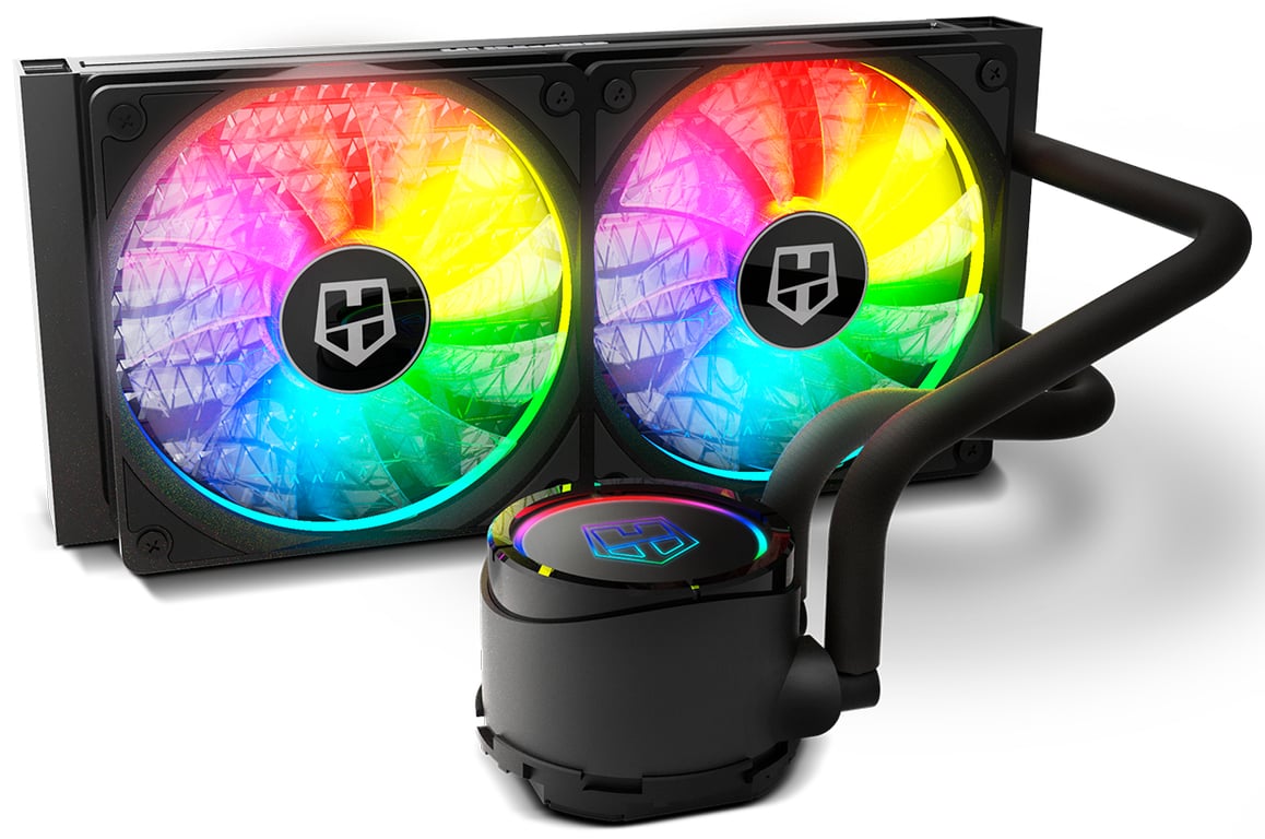 Nox Hummer H-240 Processeur Refroidisseur De Liquide Tout-En-Un 12 Cm Noir 1 Pièce(S) - Bon État