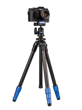 Benro TSL08CN00 trépied Caméras numériques 3 pieds Noir, Bleu