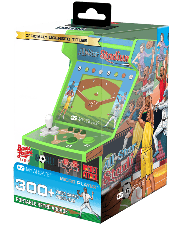 Console rétrogaming My Arcade Micro Player Portable Retro Arcade All Star Stadium - vue 1
