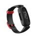 Bracciale connesso Fitbit Ace 3 - Nero e rosso