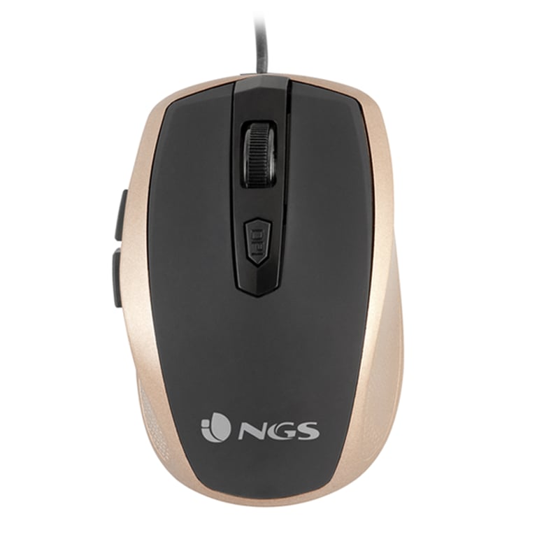 Souris NGS Tick Gold – USB Type-A Optique 1600 DPI Droitier, 6 Boutons