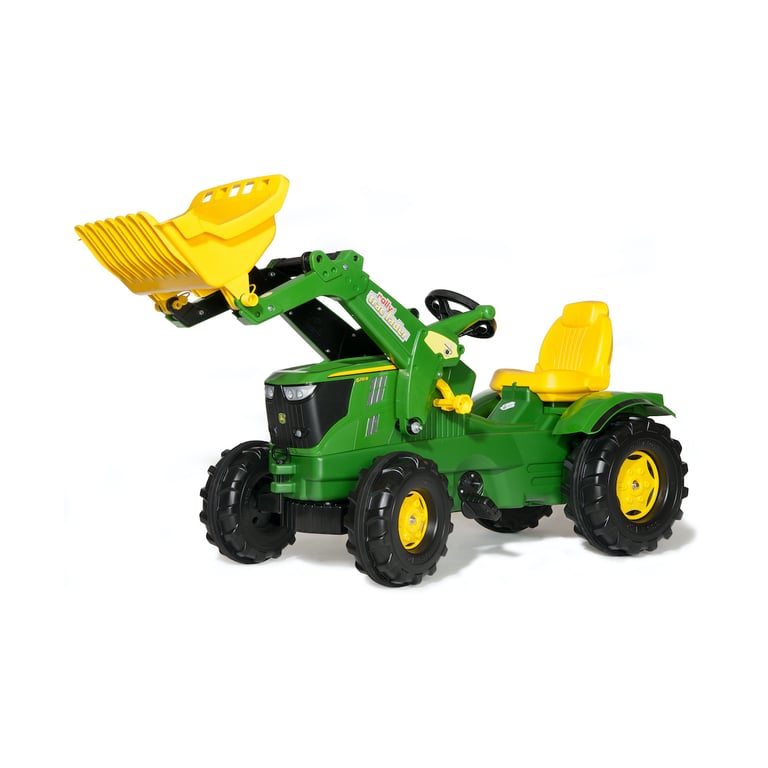 Rolly Toys Tracteur à pédales + Pelle Avant 61 109 6 De Couleur