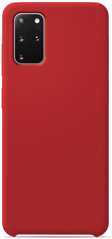 Coque silicone unie compatible Soft Touch Rouge Samsung Galaxy S20 Plus