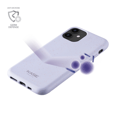 Guscio organico vegano antibatterico 100% a zero rifiuti per Apple iPhone 11, Acai Violet
