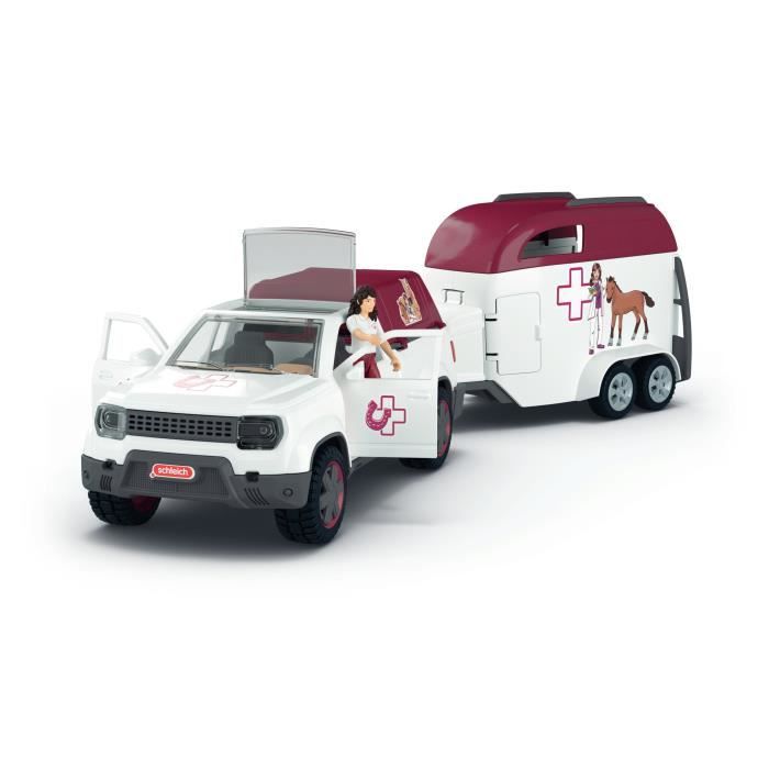 Coffret Vétérinaire mobile avec remorque SCHLEICH 42704 Horse Club - vue 4