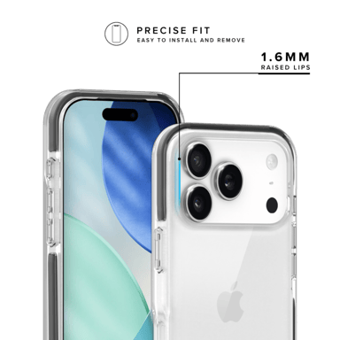 Custodia Sportiva in Rete di Plastica Riciclata per Apple iPhone 17 Pro, Nero