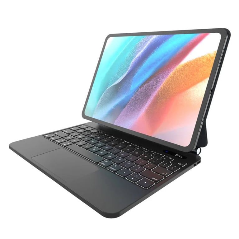 Coperchio con tastiera QWERTY fissa per iPad 11 (2025) 11 / iPad 10 (2022) 10,9 - Nero - nuovo