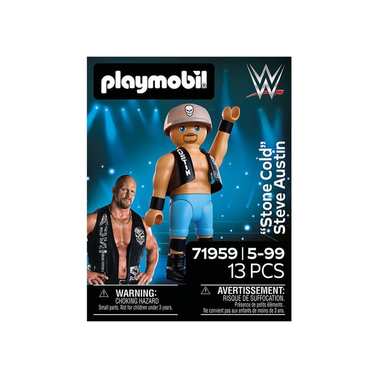 Playmobil WWE 71959 Stone Cold Steve Austin - vue 5