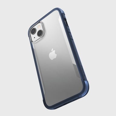 Coque Terrain Biodégradable 3M Bleu Clear iPhone 13