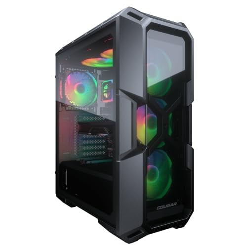 Cougar Boitier Moyen Tour ATX MX440-G Plus RGB avec panneaux vitrés (Noir) - Neuf