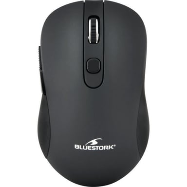 BLUESTORK Ratón inalámbrico para juegos - 2,4 Ghz - 6 botones - Negro