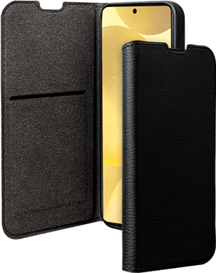 BigBen Funda para Galaxy S24 FE Folio Wallet con función de soporte Negro